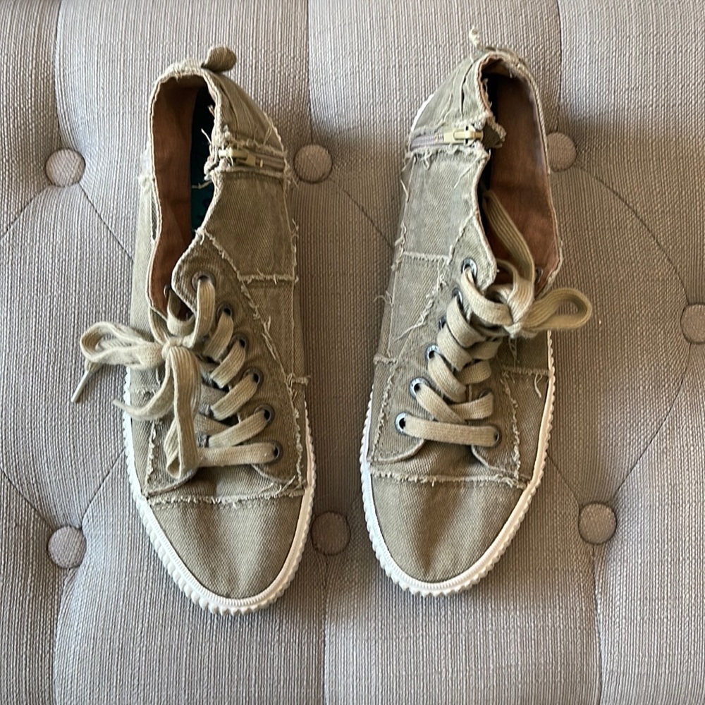 Blowfish green zip up Sneakers